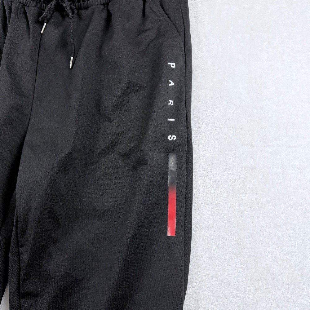 Jogger Sweat Pants Paris Graphic Black XXL - Picture 2 of 6